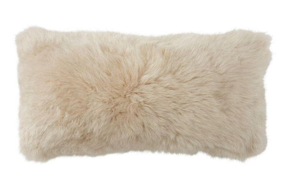 Virgin Australian Sheep Fur 12”x20” Lumbar Pillow VSF1220PLS P