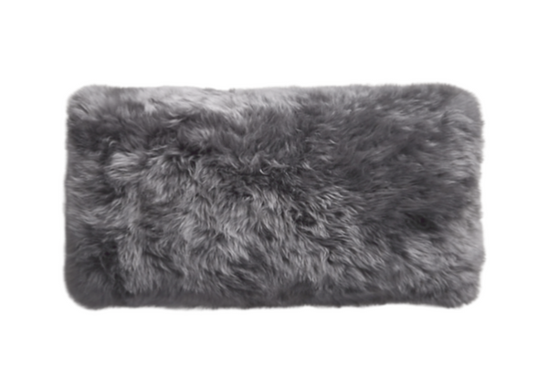 Virgin Australian Sheep Fur 12”x20” Lumbar Pillow VSF1220PLS P